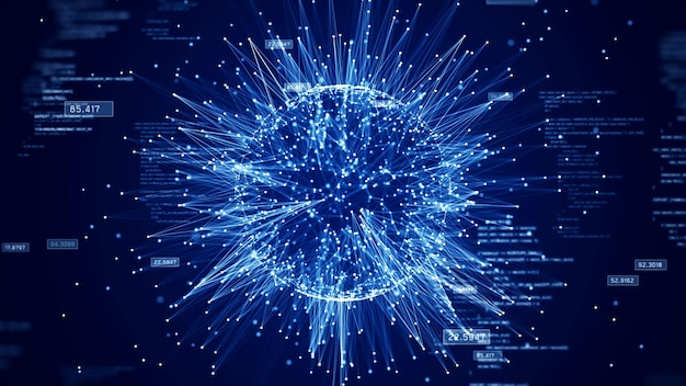 Technologiekonzept zur Erfassung großer Datenmengen Es handelt sich um ein leistungsstarkes Computersystem, das mit großen Datenmengen umgehen kann