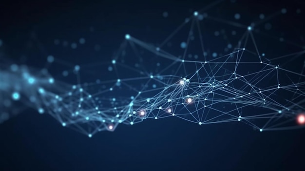 Technologieverbindung digitale Daten und Big Data-Konzept
