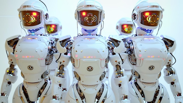Technologischer Sinn für künstliche Intelligenz Roboterbilder