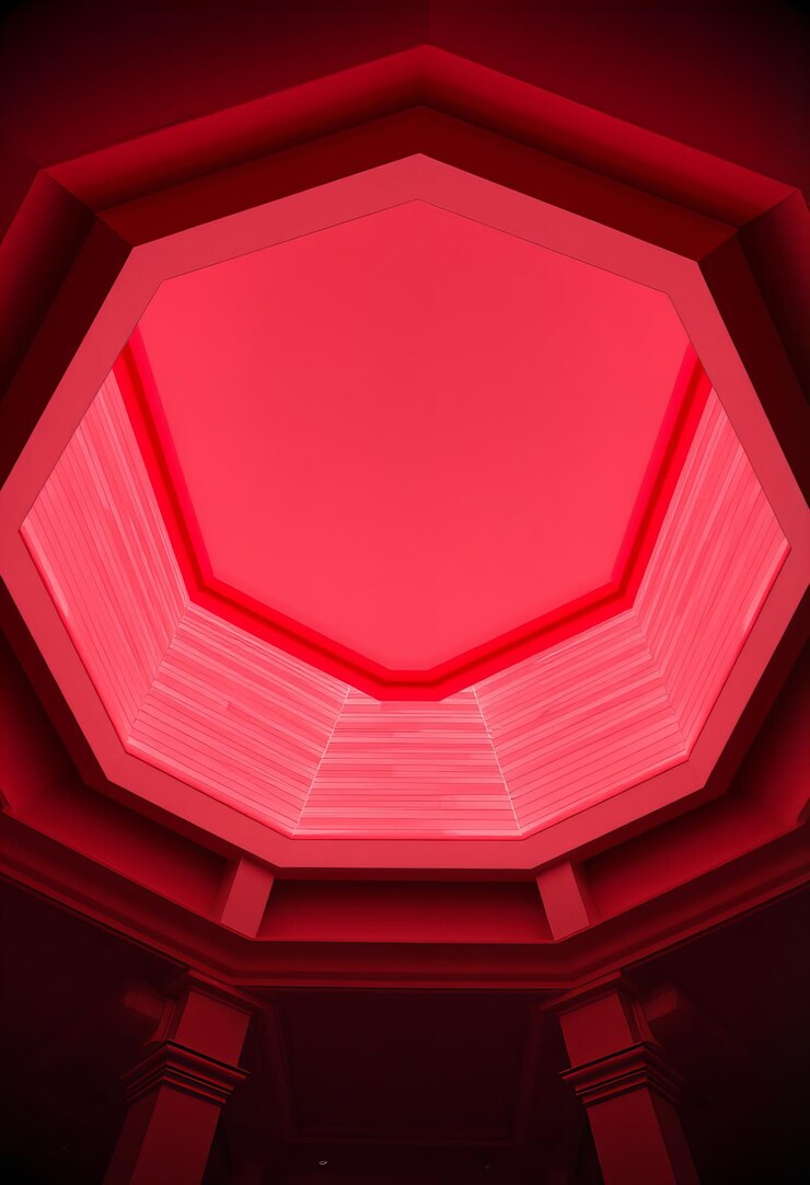 Con techo de forma hexagonal blanco en blanco y negro de alta resolución de alta calidad con altos detalles