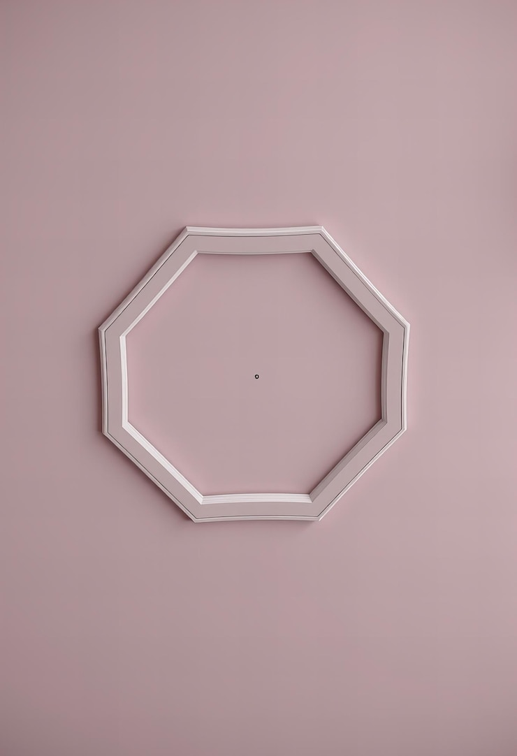 Con techo de forma hexagonal blanco en blanco y negro de alta resolución de alta calidad con altos detalles