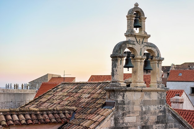 Techo de la iglesia en Dubrovnik, Croacia