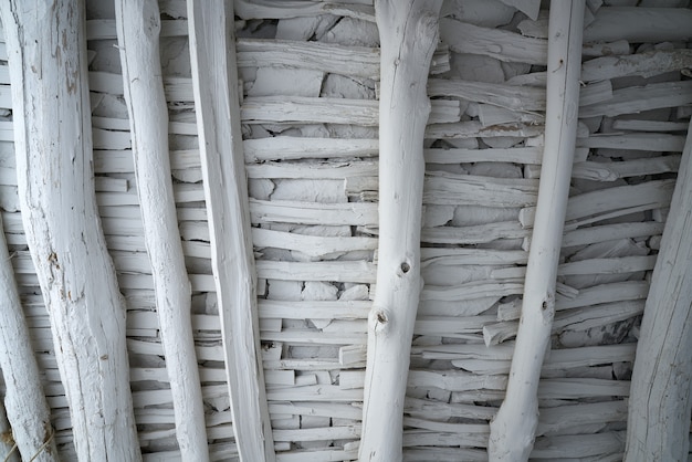 Techo de madera del techo de las alpujarras granada.