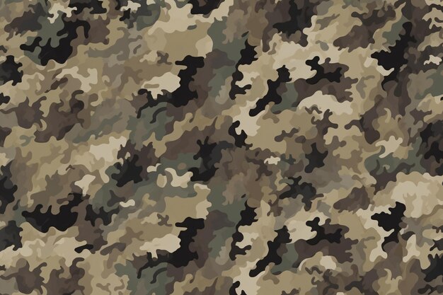 Foto tecido de camuflagem texturas de camoflagem do exército padrão de tecido de roupas militares textura de fundo padrão de uniforme do exército ai generativo