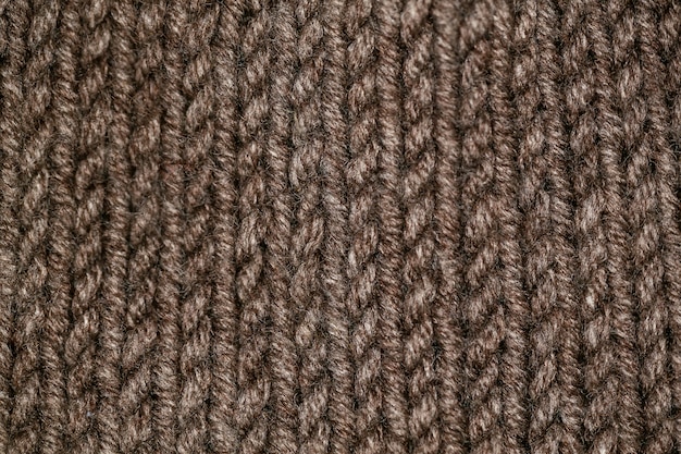 tecido de lã marrom