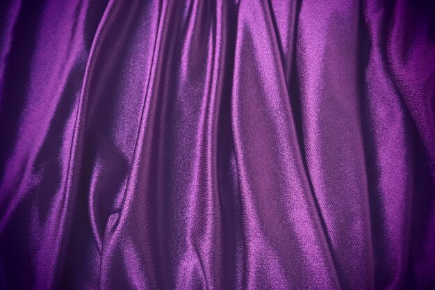 Tecido de veludo semelhante à seda Têxteis em dobras e belas ondas Tons magenta rosa roxo na cortina Material de costura para vestidos de noite móveis estofados cortinas e interior