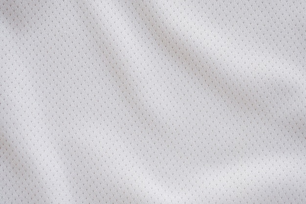 Foto tecido esportivo branco com textura de malha de ar