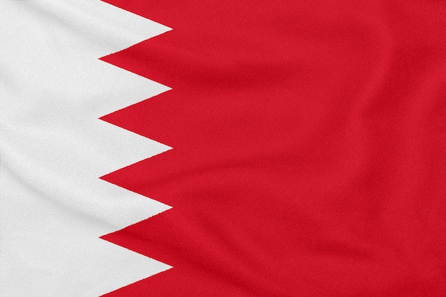 Tecido texturizado com bandeira do bahrain