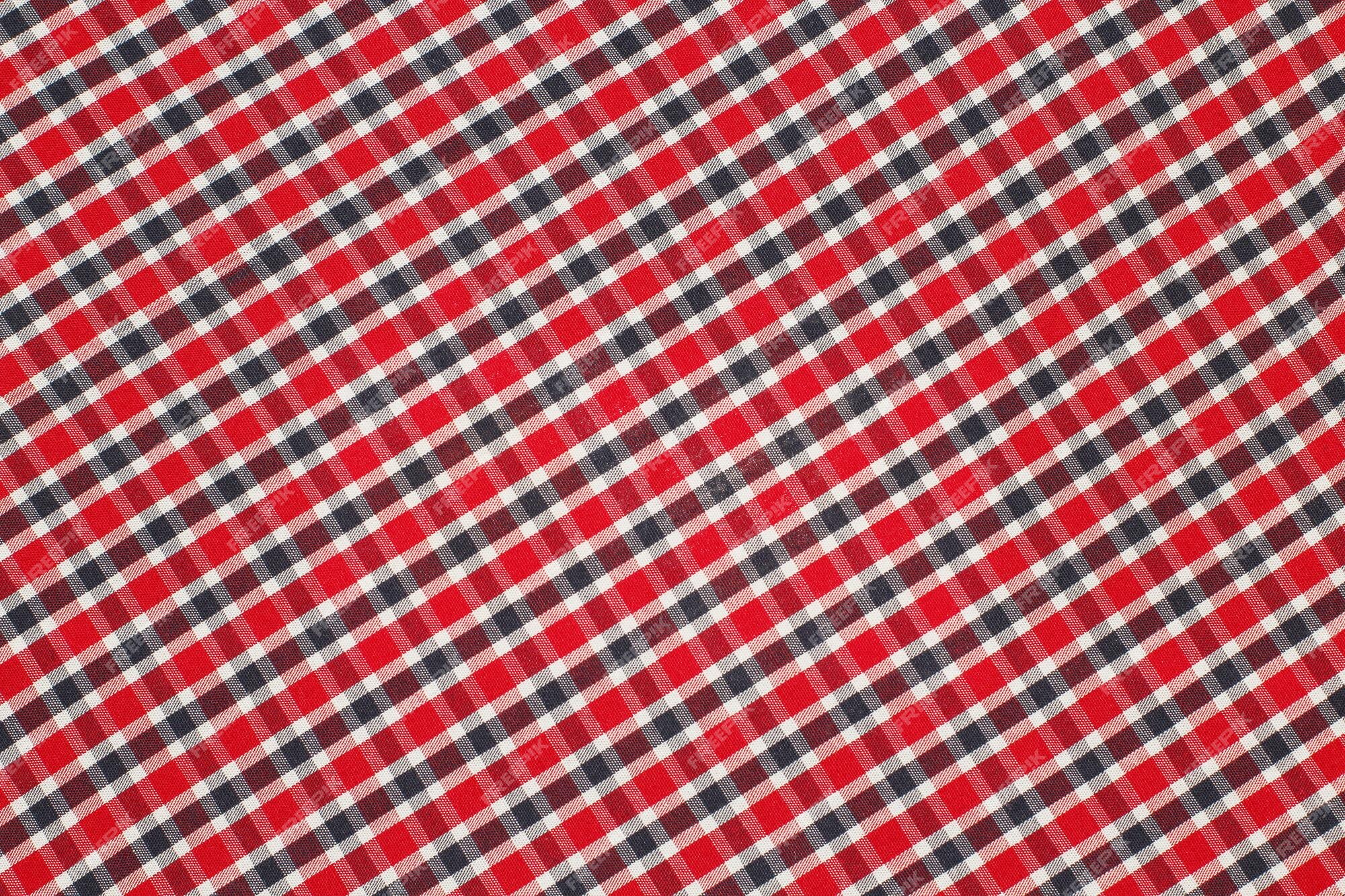 Foto de Textura De Fundo De Tecido Xadrez Vermelho e mais fotos de stock de  Abstrato - Abstrato, Algodão - Material Têxtil, Branco - iStock