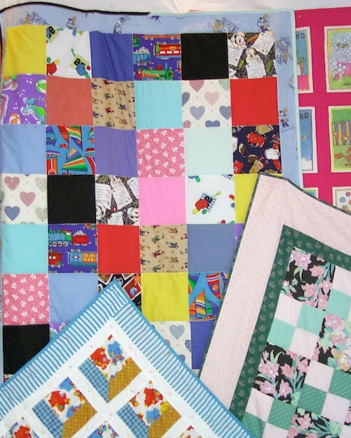 Tecidos abstratos de fundo Decoração têxtil de perto