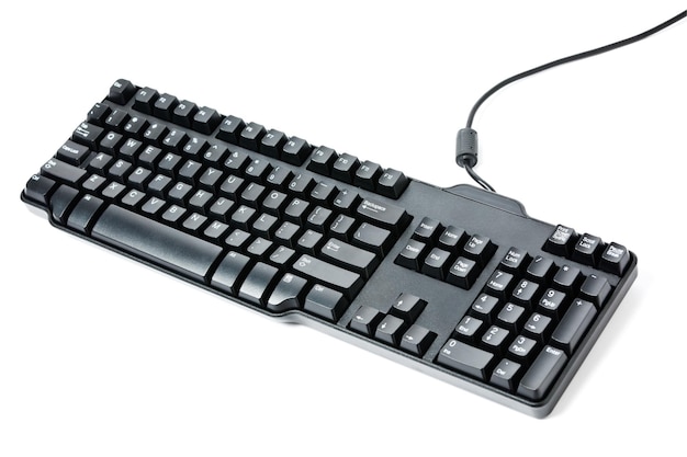 Teclado de computadora aislado