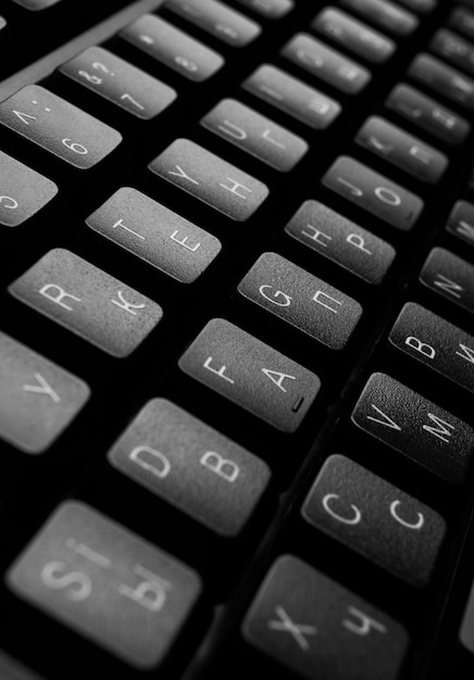 teclado de computadora negro