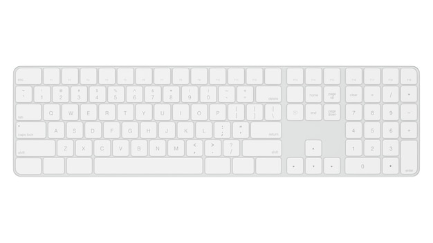 El teclado de la computadora png fondo transparente