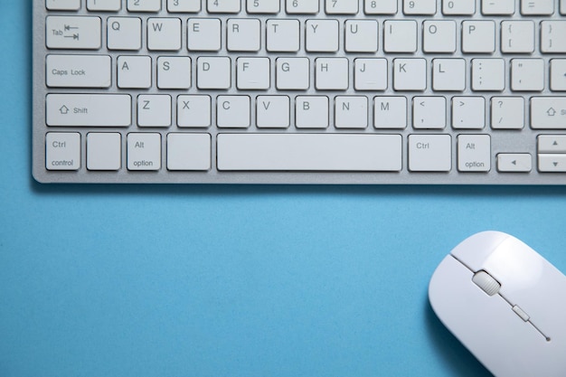 Teclado y mouse de computadora Negocios de tecnología de Internet