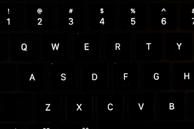 teclado negro