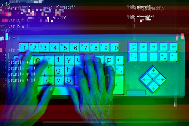teclados de computadora antiguos