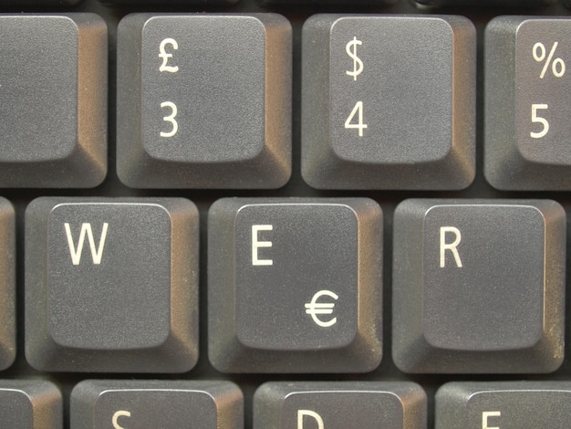 Teclas del teclado de la computadora