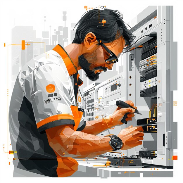 Técnico Devops Ingeniero en un arte de investigación de AI