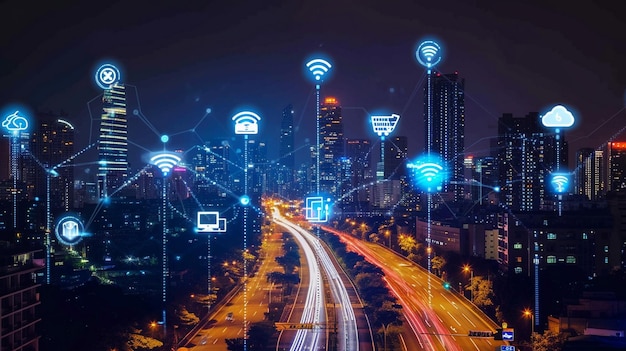 Tecnología 5G generada por AI