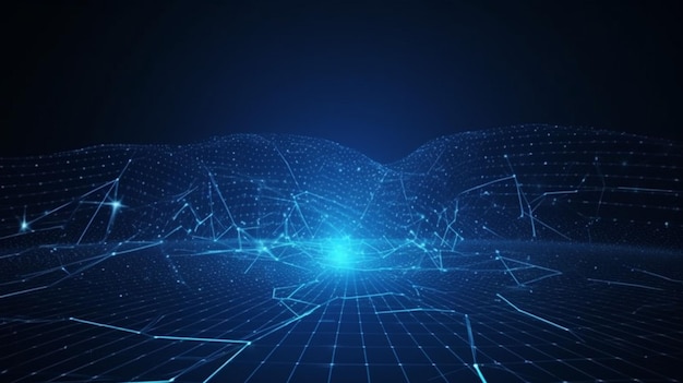 Tecnología abstracta concepto de fondo de grandes datos