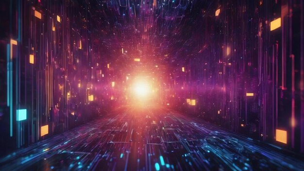 Tecnología abstracta concepto de fondo de grandes datos