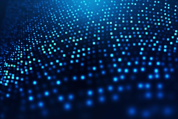 Tecnología abstracta fondo azul conexión a la red fondo digital