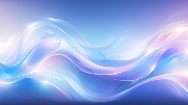 Tecnología abstracta iluminación digital futurista brillante azul rayos onda patrón fondo azul