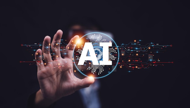 Tecnología AI Inteligencia artificial Mantenimiento de la mano Tecnología Ai Inteligencia artificial