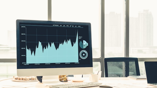 Tecnología de análisis de datos visuales empresariales mediante software informático creativo