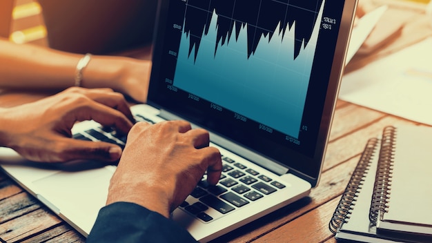 Tecnología de análisis visual de datos empresariales por software informático creativo