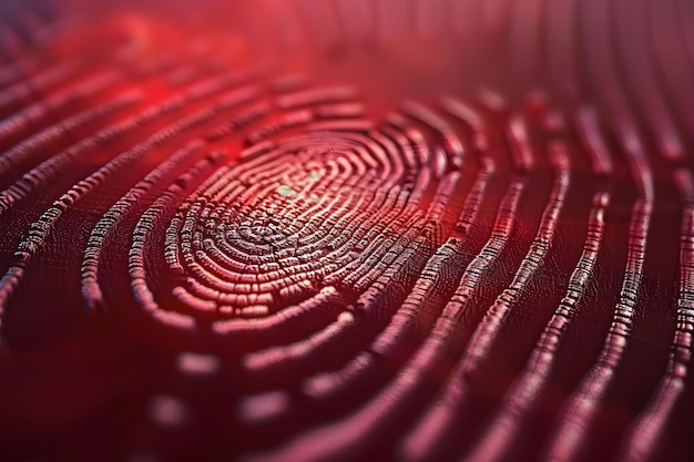 Tecnología biométrica de vanguardia para el control de acceso seguro y el concepto de identificación individual Tecnología de identificación de control de acceso de seguridad biométrica