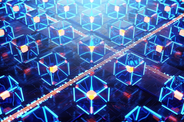 La tecnología blockchain, la red neuronal de grandes datos, bloquea el entrenamiento de inteligencia artificial Hitech