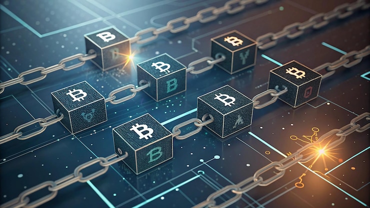 Foto tecnología blockchain