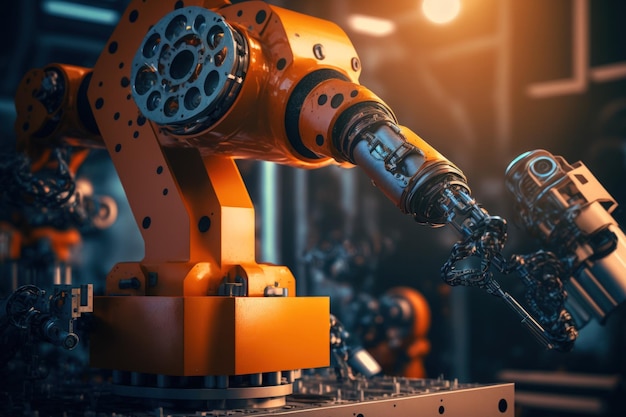 Tecnología para brazos mecánicos Robots para automatización industrial y equipos de fábrica