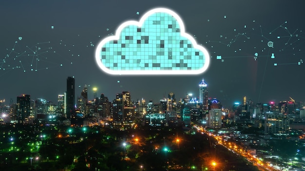 Tecnología de computación en nube y almacenamiento de datos en línea para el intercambio de datos de alteración