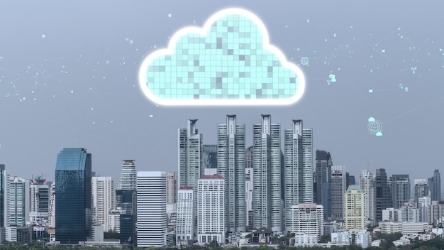 Tecnología de computación en nube y almacenamiento de datos en línea para el intercambio de datos de alteración