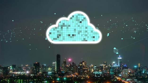 Tecnología de computación en nube y almacenamiento de datos en línea para el intercambio de datos de alteración