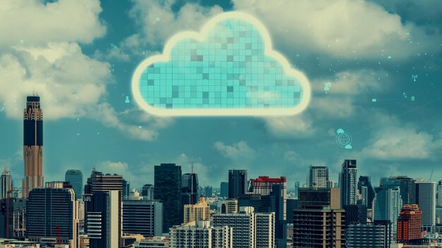 Tecnología de computación en nube y almacenamiento de datos en línea para el intercambio de datos de alteración
