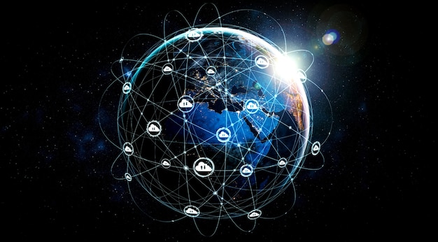 Tecnología de computación en la nube y almacenamiento de datos en línea en una percepción innovadora