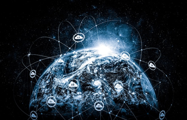 Tecnología de computación en la nube y almacenamiento de datos en línea en una percepción innovadora