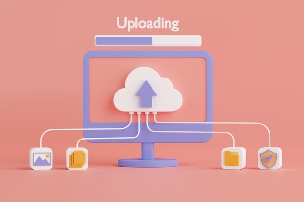 Tecnología de computación en la nube de renderizado 3D en computadora