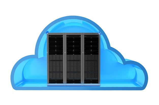 Tecnología de computación en la nube con servidor de renderizado 3d con nube