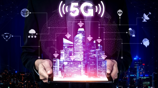 Tecnología de comunicación 5G de red de Internet