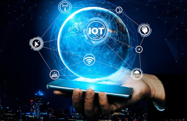 Tecnología de comunicación 5G de las redes de Internet