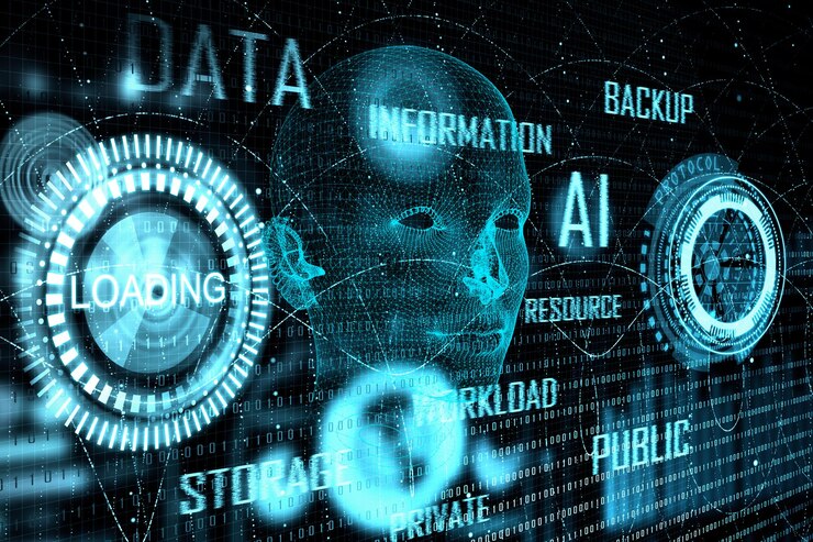 Foto tecnología y concepto biométrico