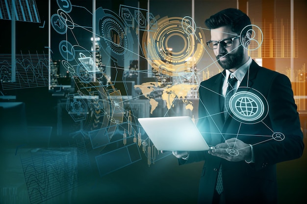 Tecnología y concepto de futuro