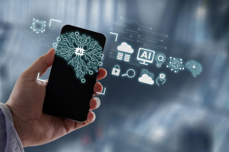 Foto tecnología de conexión empresarial inteligencia artificial ai aprendizaje internet de las cosas iot en línea red inteligente digital