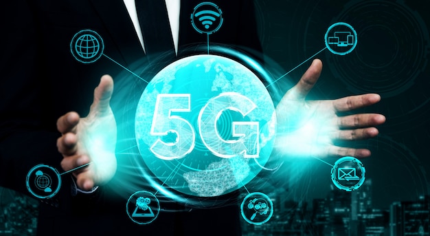 Tecnologia de Comunicação 5G da Rede Internet