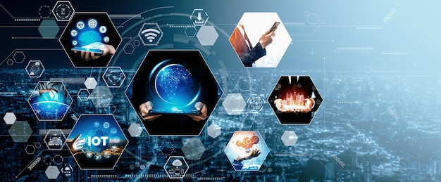 Tecnologia de comunicação conexão inteligente e tecnologia de rede de pessoas vexel