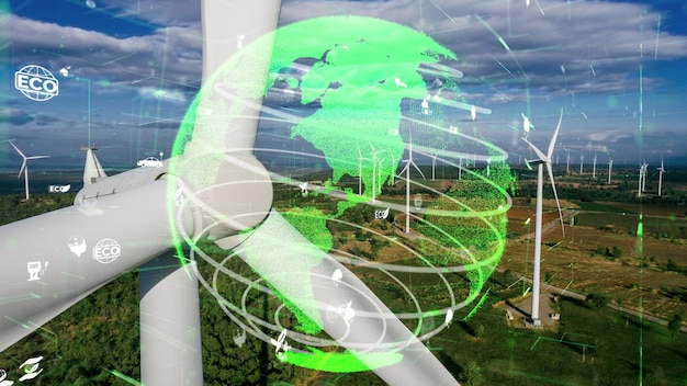Tecnologia de conservação ambiental e abordagem de ESG sustentável global
